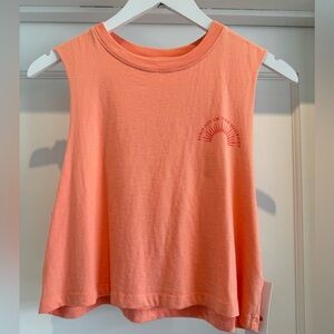 NWT Spiritual Gangster Find Joy in the Journey Callie Crop Tank
